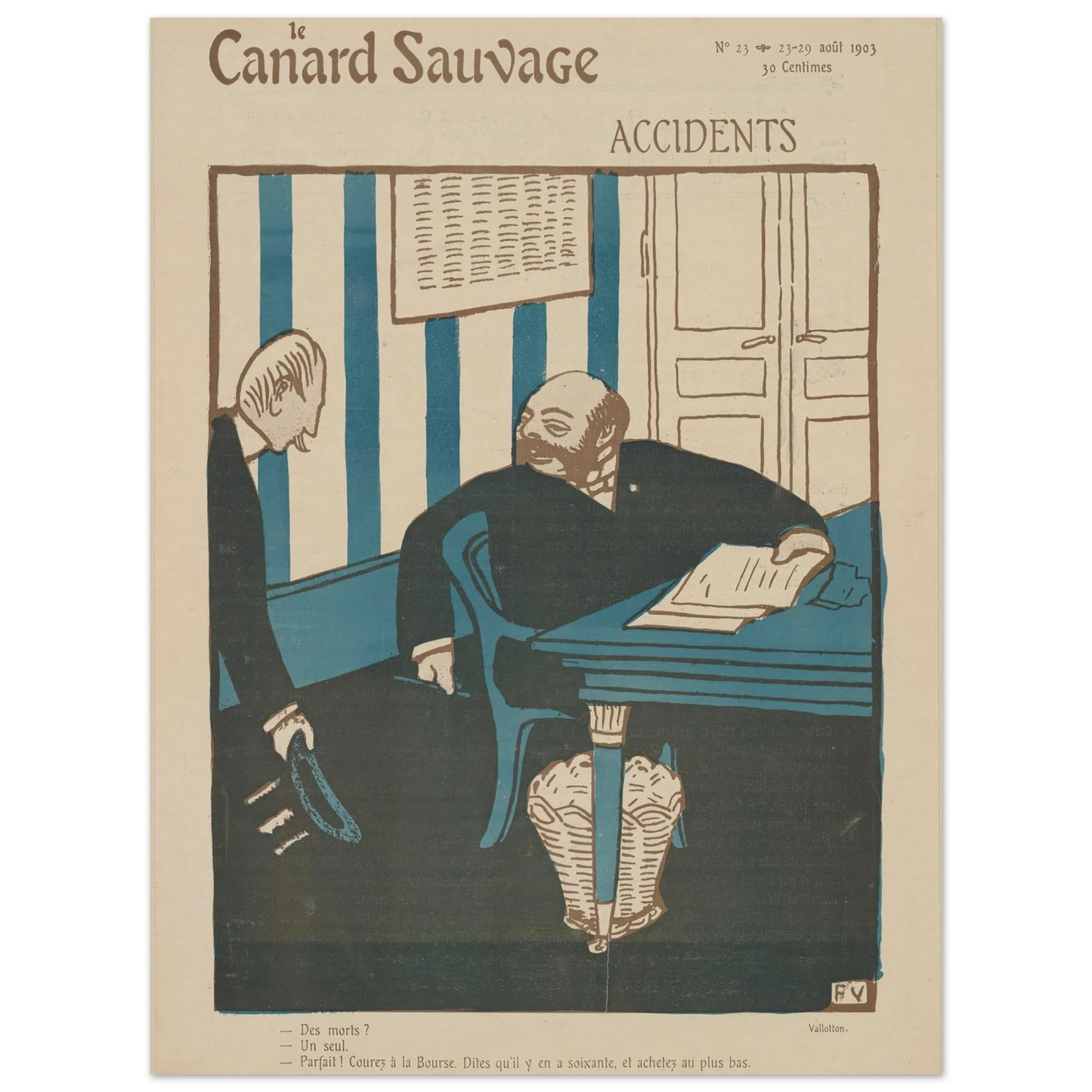 23-29 août 1903 Art Print | Felix Vallotton-Quipham Collections