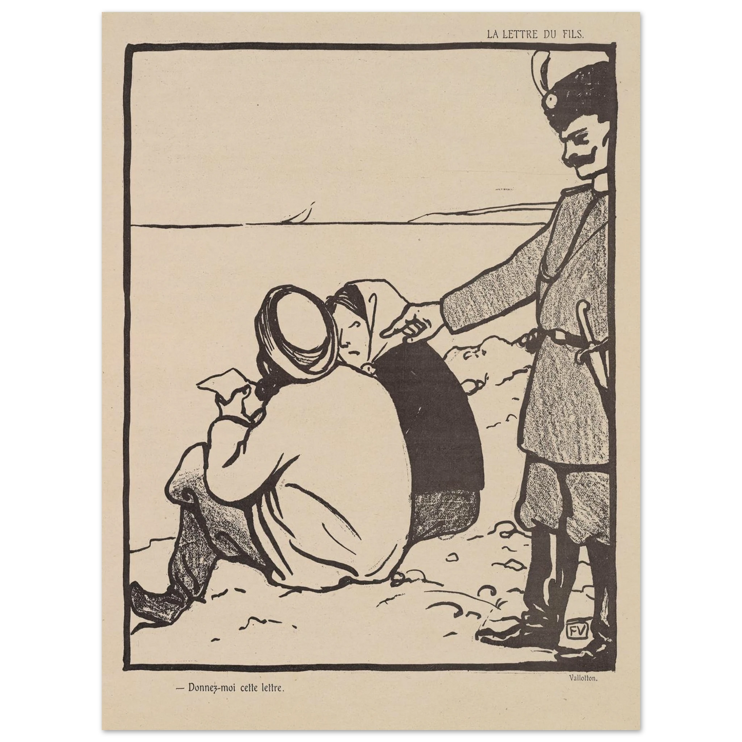 6 juin 1903 Art Print | Felix Vallotton-Quipham Collections