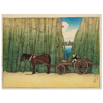 Komagata kashi (River bank, Komagata) (1919) Art Print | Kawase Hasui-Quipham Collections