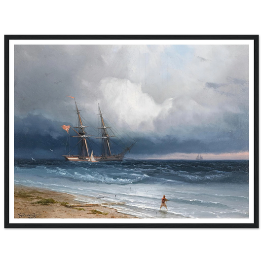 Ship by the Shore (1861) Art Print | Ivan Konstantinovich Aivazovsky-Quipham Collections