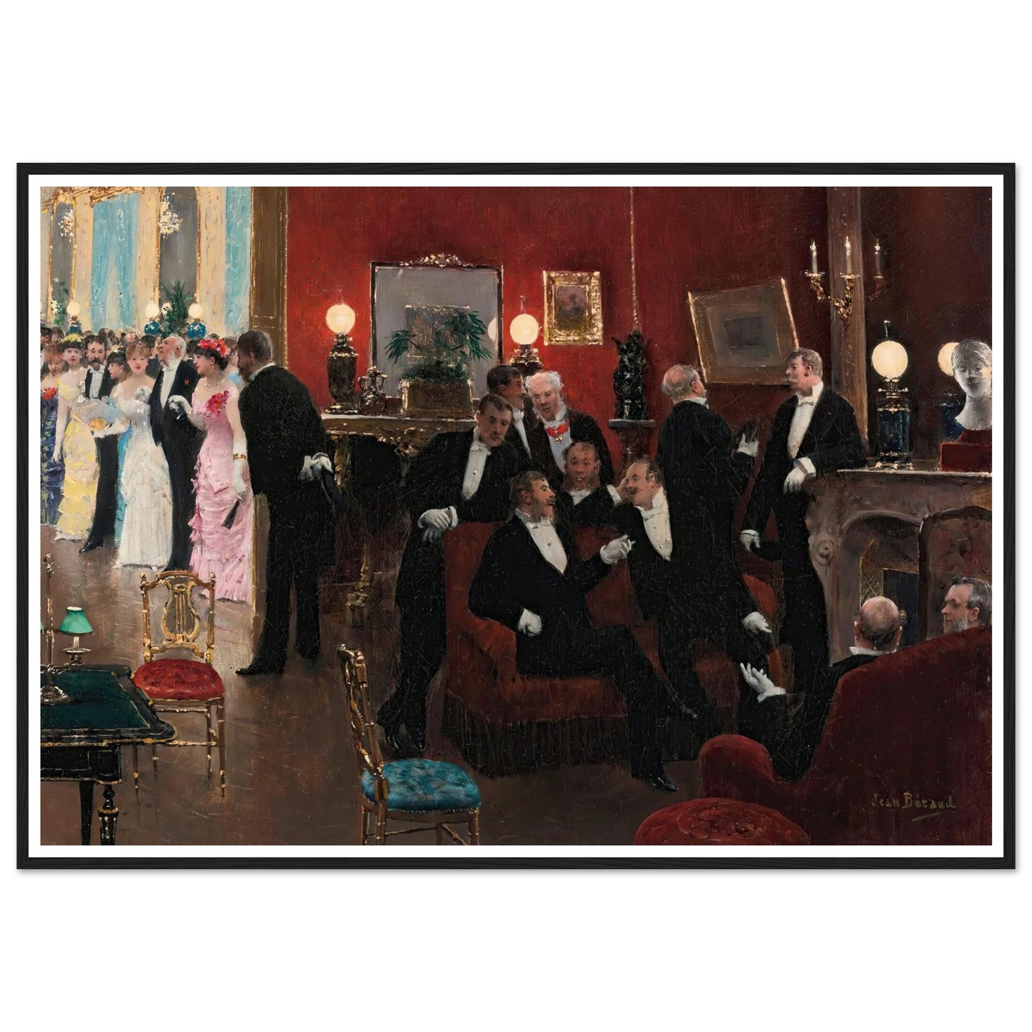 La réception Art Print | Jean Beraud-Quipham Collections