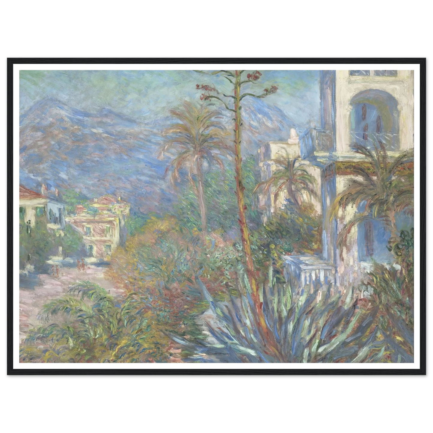 Villas at Bordighera (1884) Art Print | Claude Monet-Quipham Collections