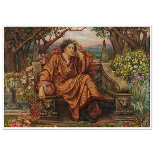 A Soul in Hell (1902) Art Print | Evelyn de Morgan-Quipham Collections