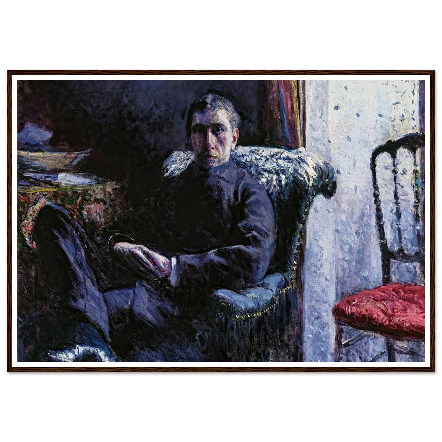 Portrait de Georges Roman (1879) Art Print | Gustave Caillebotte-Quipham Collections