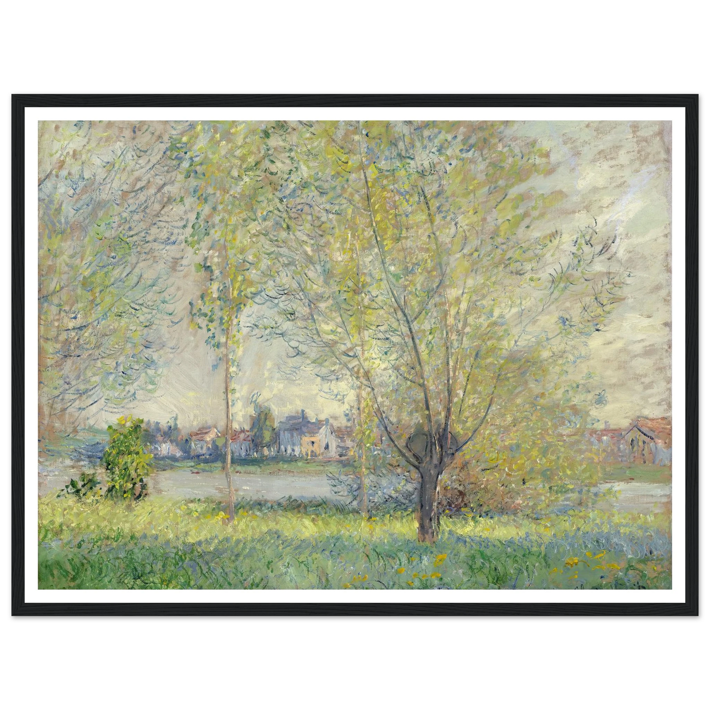 The Willows (1880) Art Print | Claude Monet-Quipham Collections