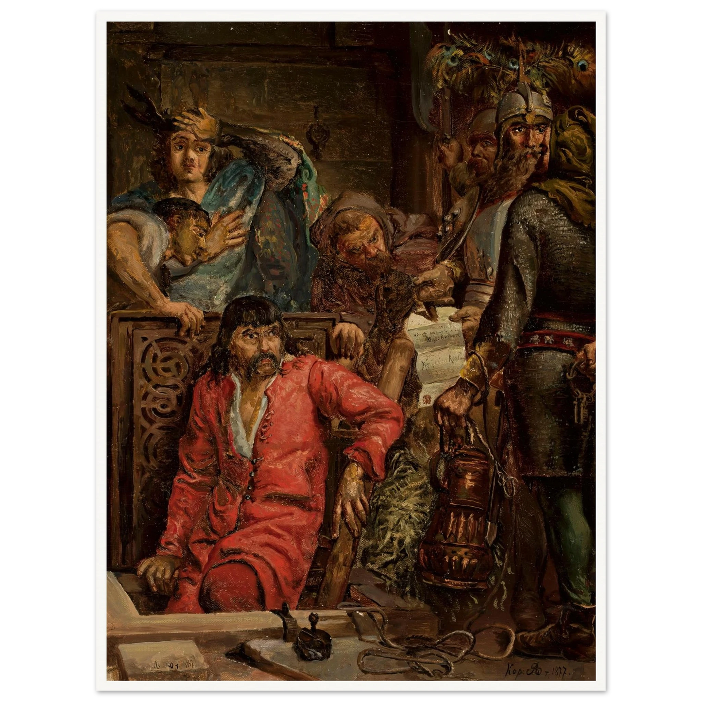 Maćko Borkowic (1877) Art Print | Jan Matejko-Quipham Collections