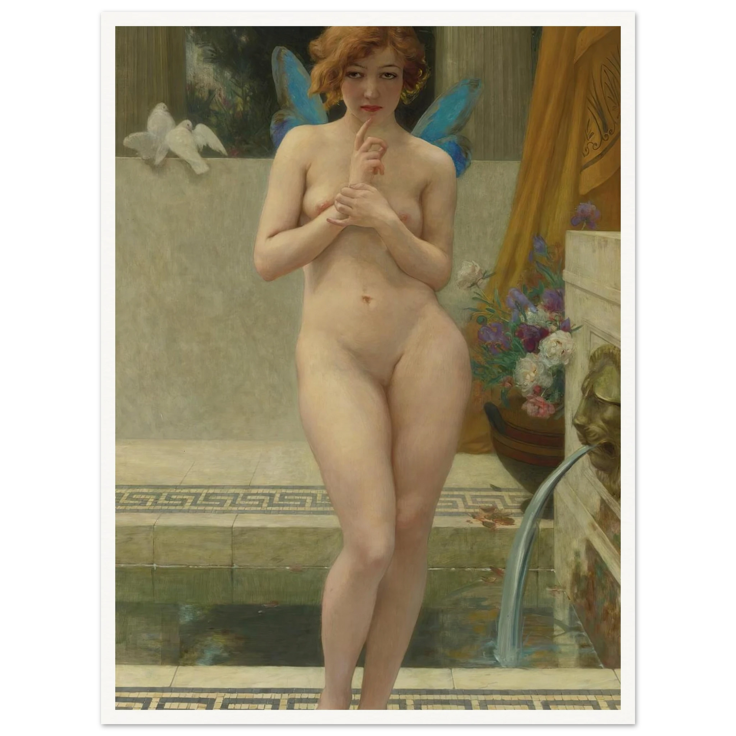 Psyche A La Fontaine Art Print | Guillaume Seignac-Quipham Collections