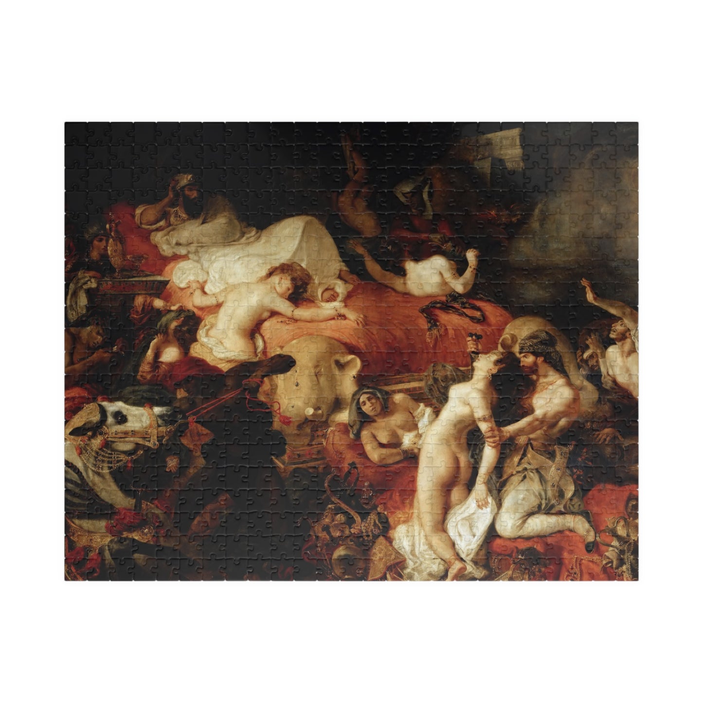 Death of Sardanapalus Puzzle | Eugène Delacroix - - 252 pcs (Horizontal) - 