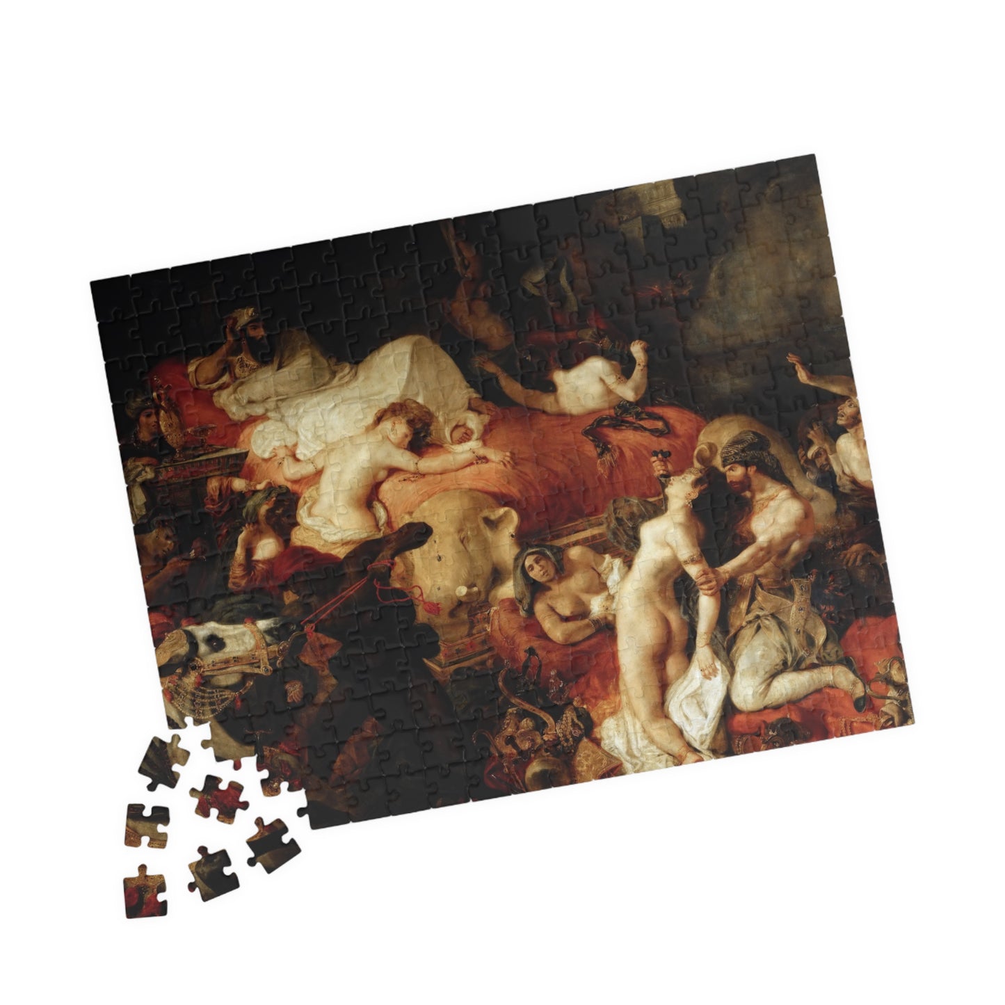 Death of Sardanapalus Puzzle | Eugène Delacroix - - 252 pcs (Horizontal) - 