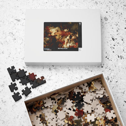 Death of Sardanapalus Puzzle | Eugène Delacroix - - 252 pcs (Horizontal) - 