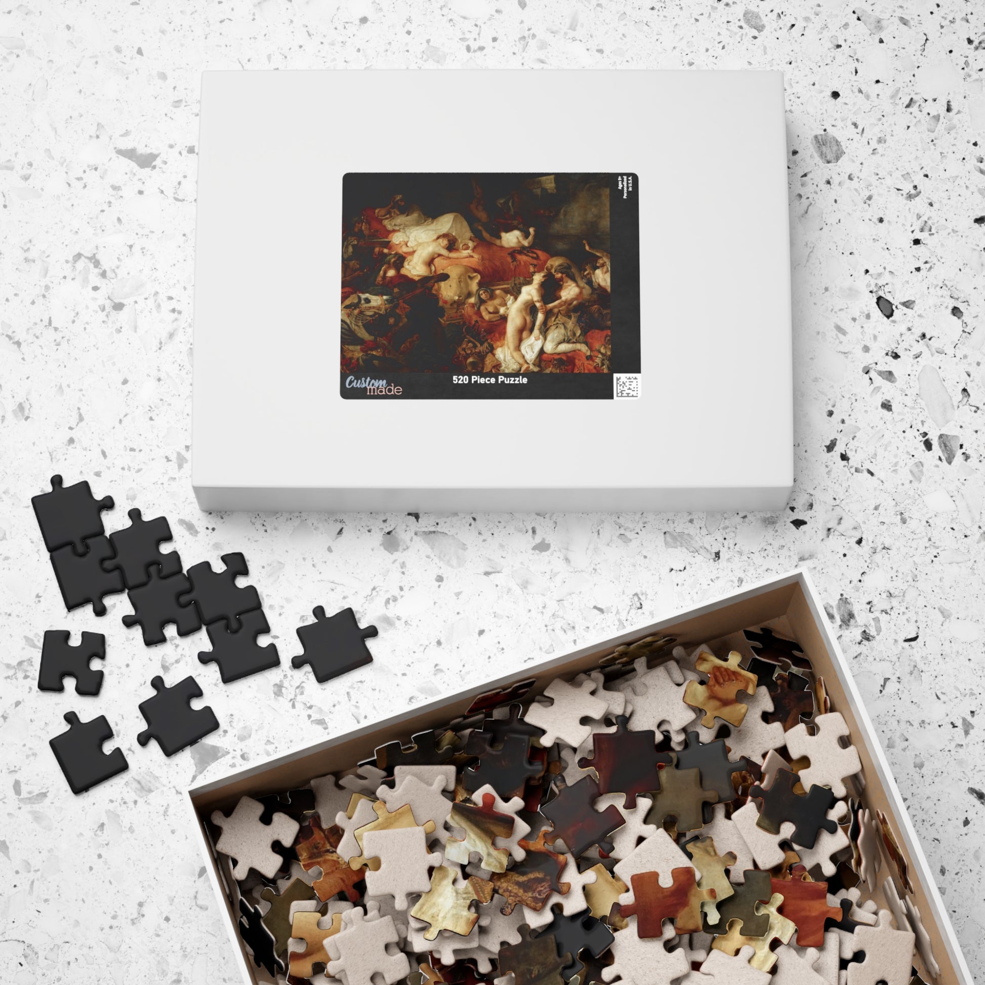 Death of Sardanapalus Puzzle | Eugène Delacroix - - 252 pcs (Horizontal) - 