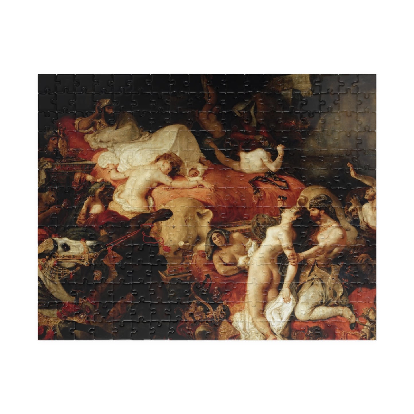 Death of Sardanapalus Puzzle | Eugène Delacroix - - 252 pcs (Horizontal) - 