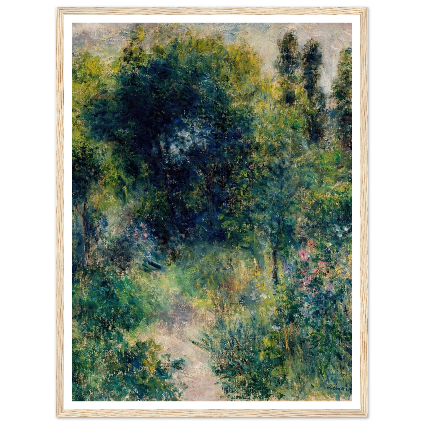 Garden (circa 1877) Art Print | Pierre Auguste Renoir-Quipham Collections