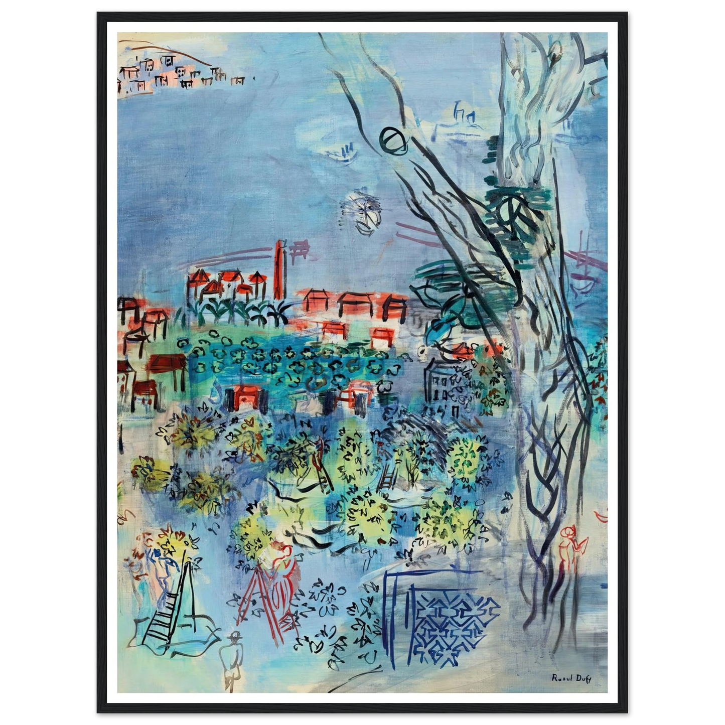 Etude pour Golfe-Juan (1926) Art Print | Raoul Dufy-Quipham Collections