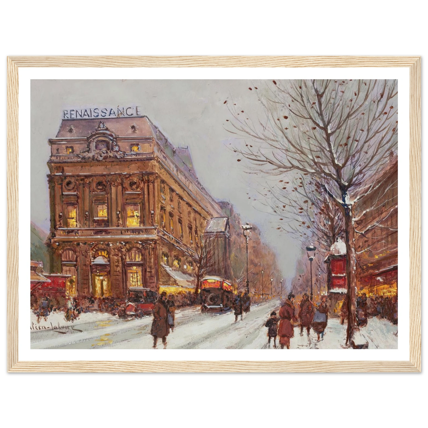Théâtre de la Renaissance Art Print | Eugene Galien Laloue-Quipham Collections