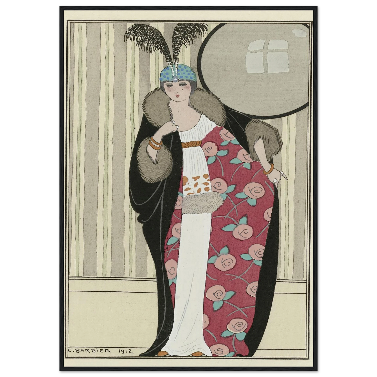 Journal des Dames et des Modes; the Fashion Illustrators (1912) Art Print | George Barbier-Quipham Collections