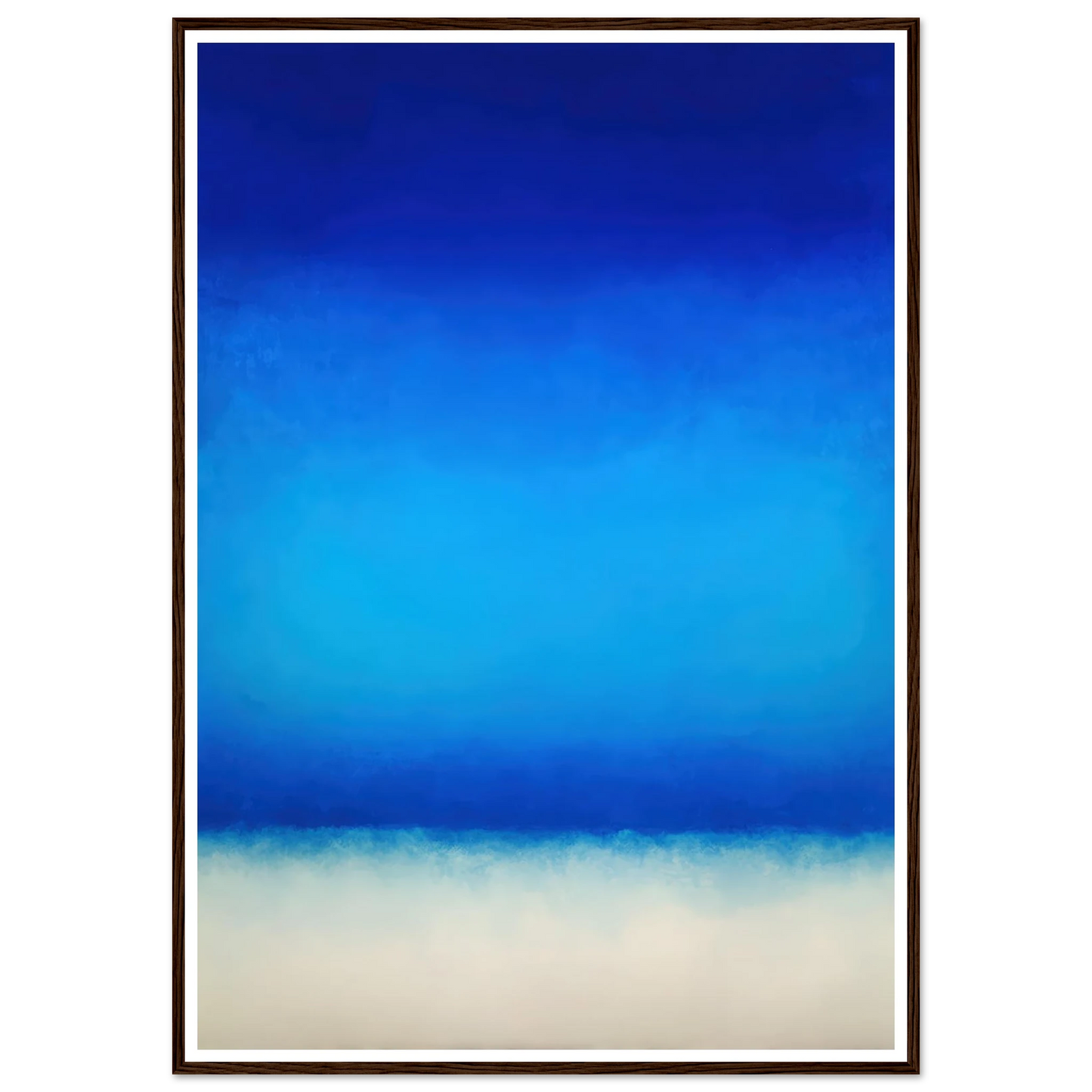 Deep Blue Sanctuary - Framed Poster - 30x40 cm / 12x16″ - Black frame