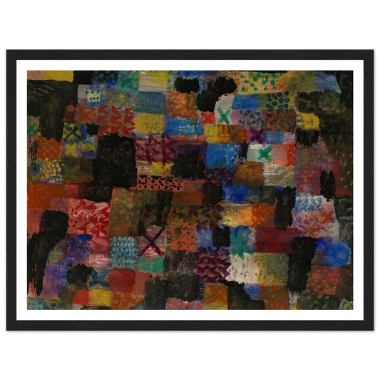 Deep Pathos (1915) Art Print | Paul Klee - Framed Poster - 30x40 cm / 12x16″ - Black frame