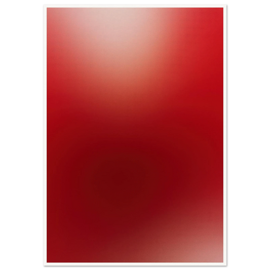 Deep Red Gradient - Framed Poster - 30x40 cm / 12x16″ - Black frame