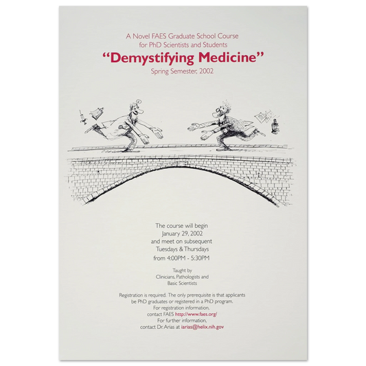 Demystifying medicine (2002) Art Print | National Institutes of Health - Framed Poster - 30x40 cm / 12x16″ - Black frame