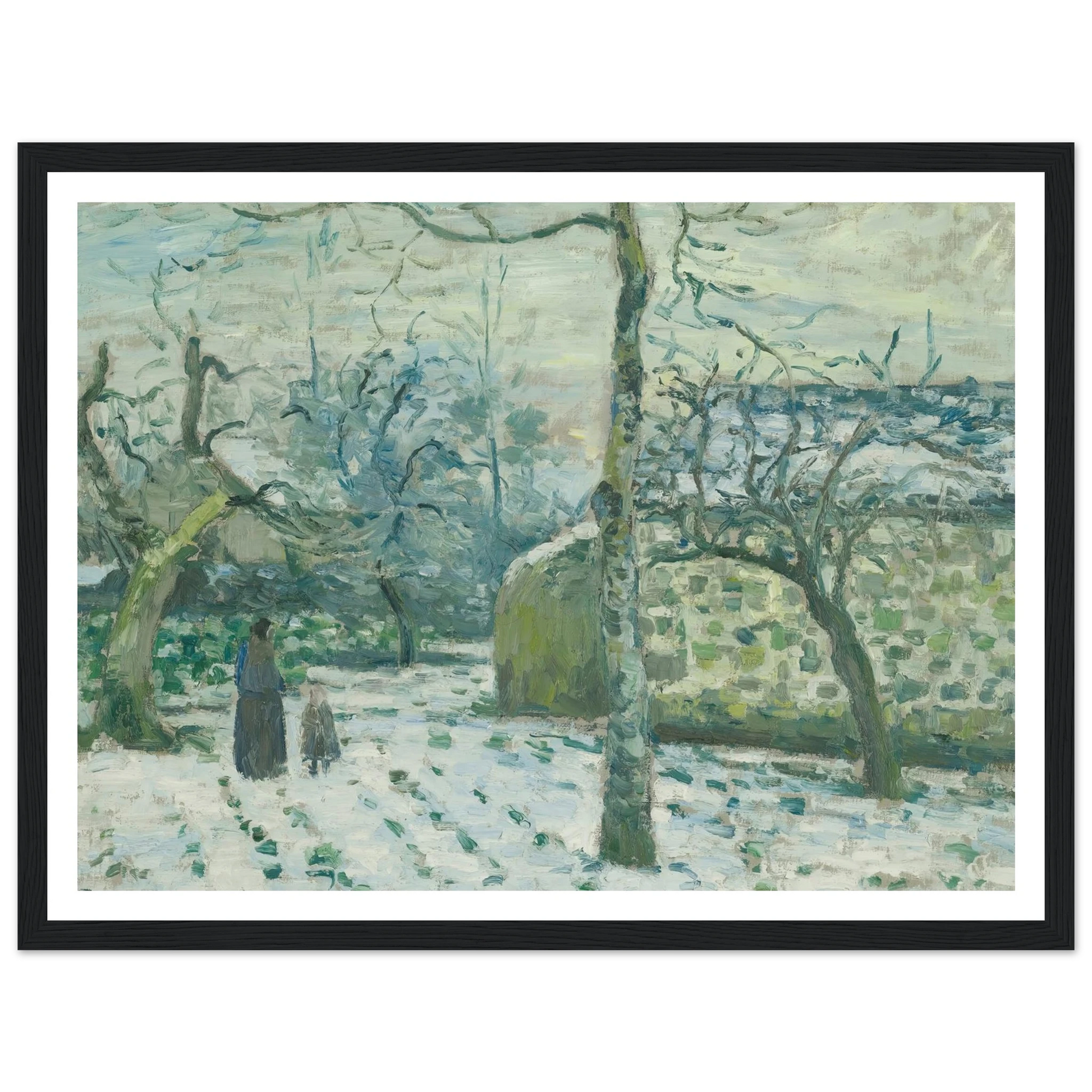 Effet De Neige À Montfoucault (circa 1874) Art Print | Camille Pissarro-Quipham Collections
