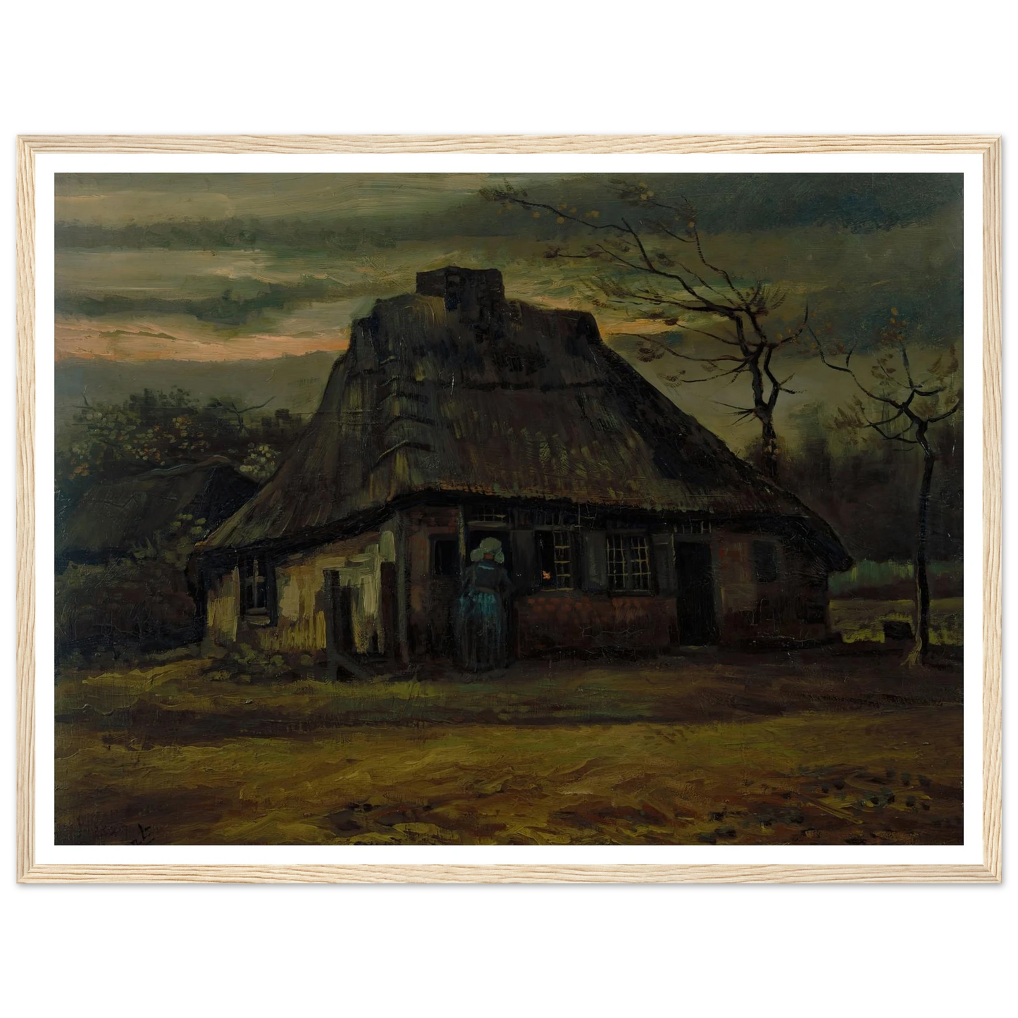 The cottage (1885) Art Print | Vincent van Gogh-Quipham Collections