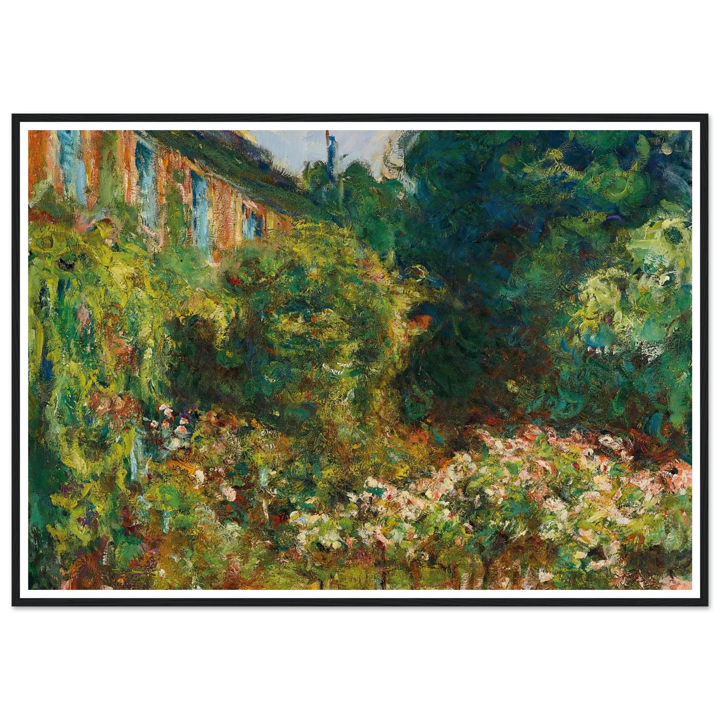La maison de l’artiste à Giverny (1912) Art Print | Claude Monet-Quipham Collections