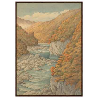 Autumn landscape Art Print | Kawase Hasui-Quipham Collections
