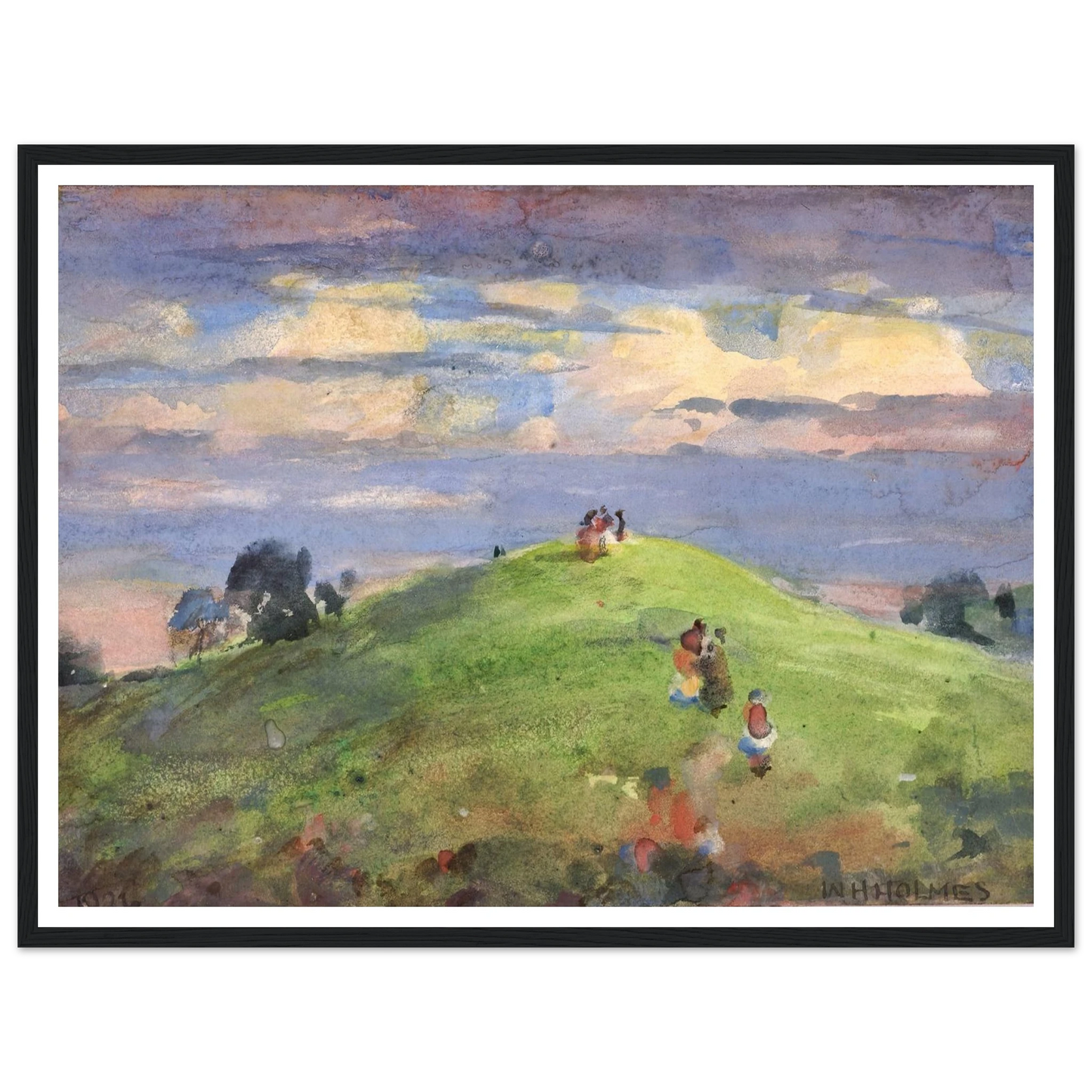 On The Sunset Hill, 1926 (1926) Art Print | William Henry Holmes-Quipham Collections
