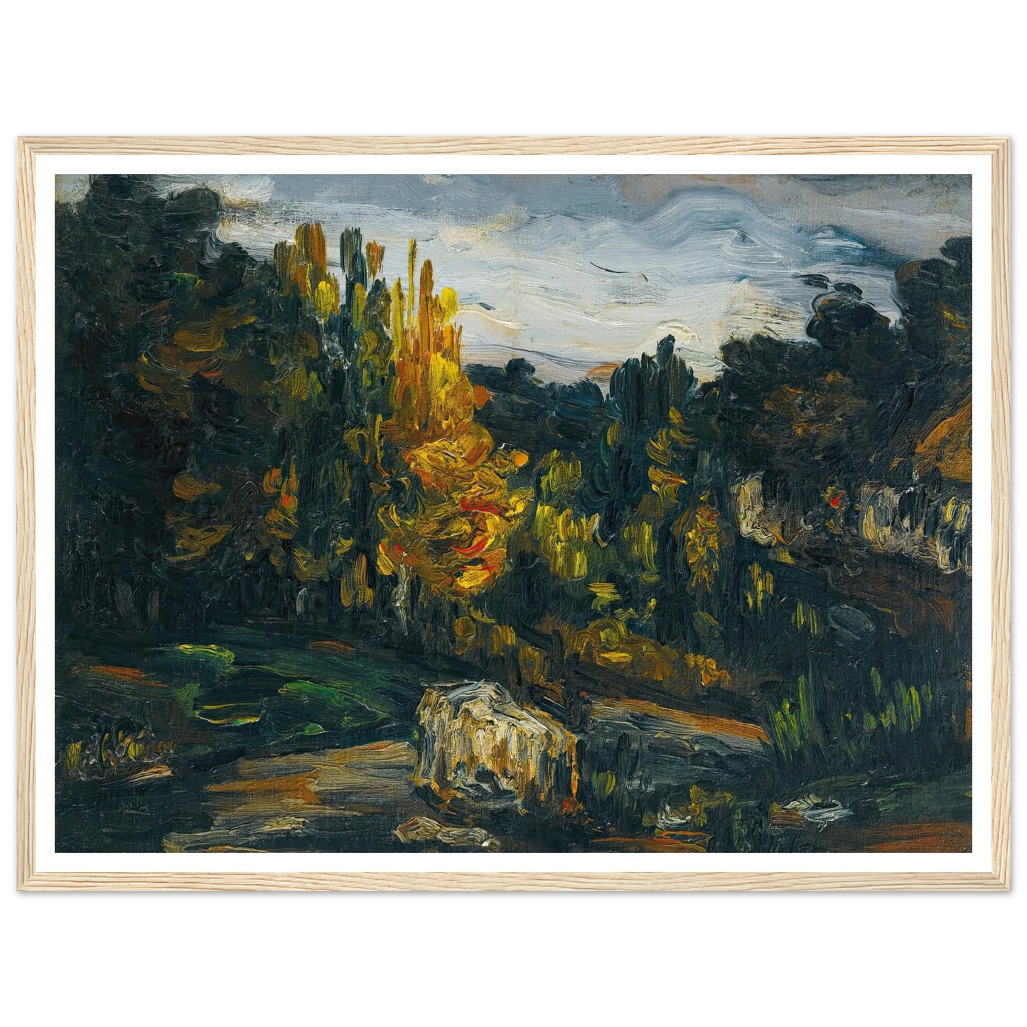 Paysage (1866) Art Print | Paul Cezanne-Quipham Collections