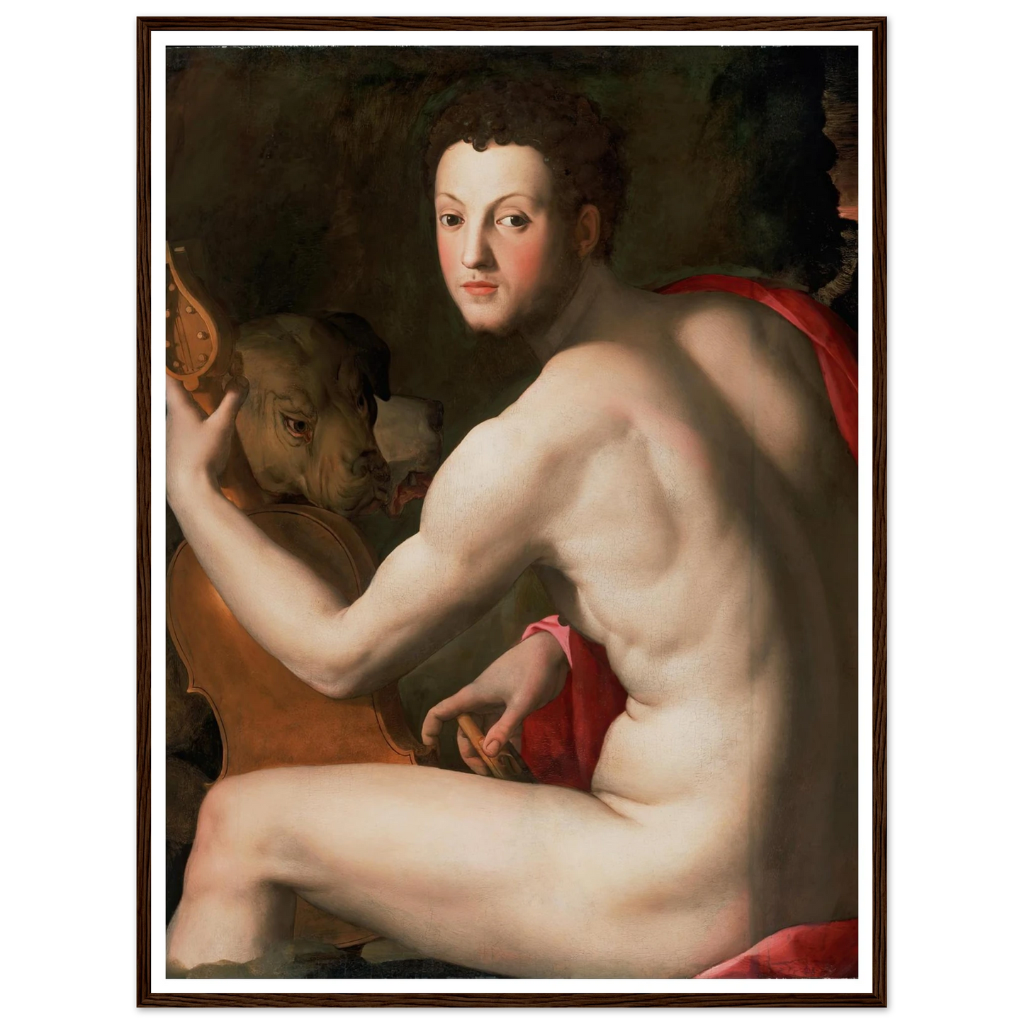 Portrait of Cosimo I de’ Medici as Orpheus Art Print | Agnolo Bronzino-Quipham Collections