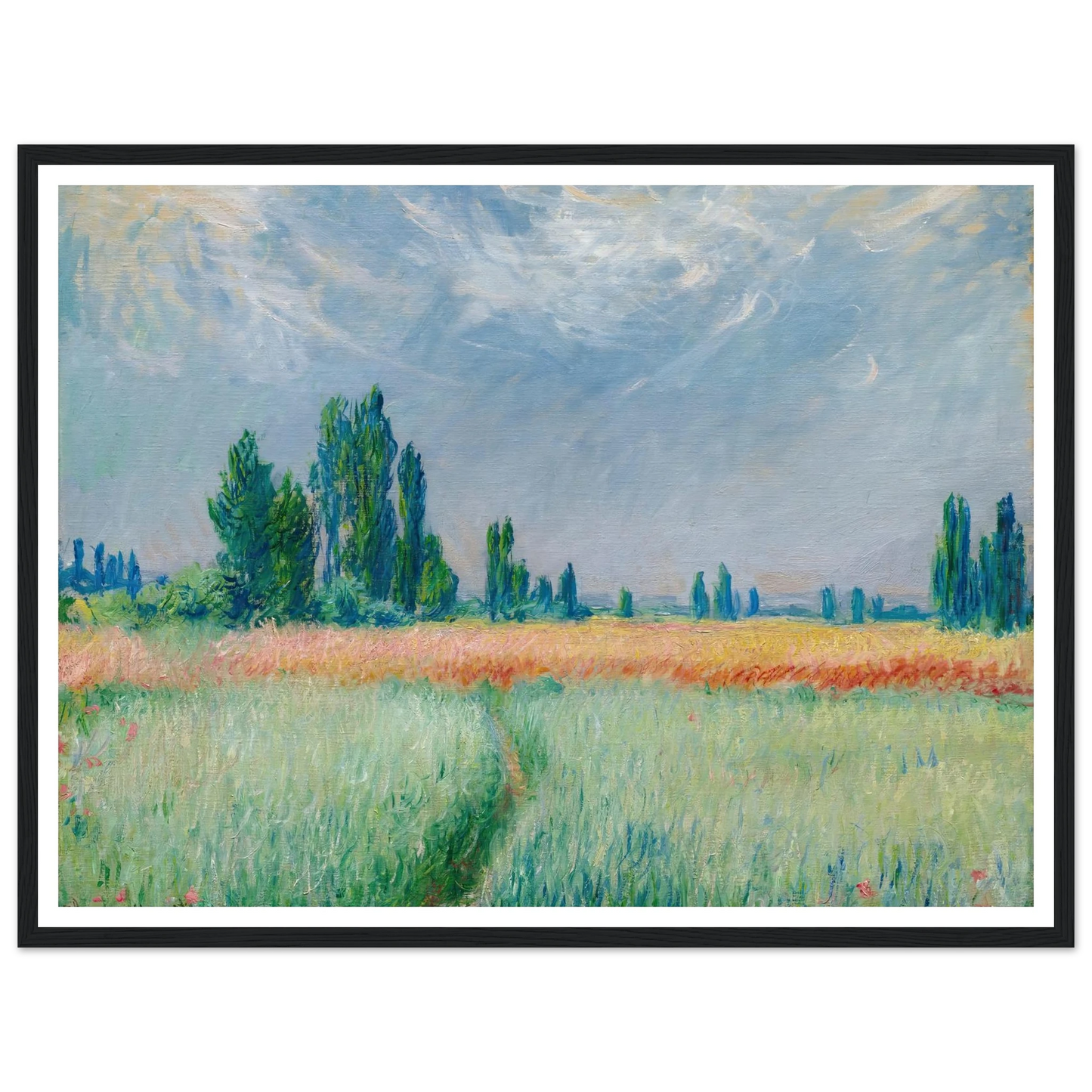 Champ De Blé (1881) Art Print | Claude Monet-Quipham Collections