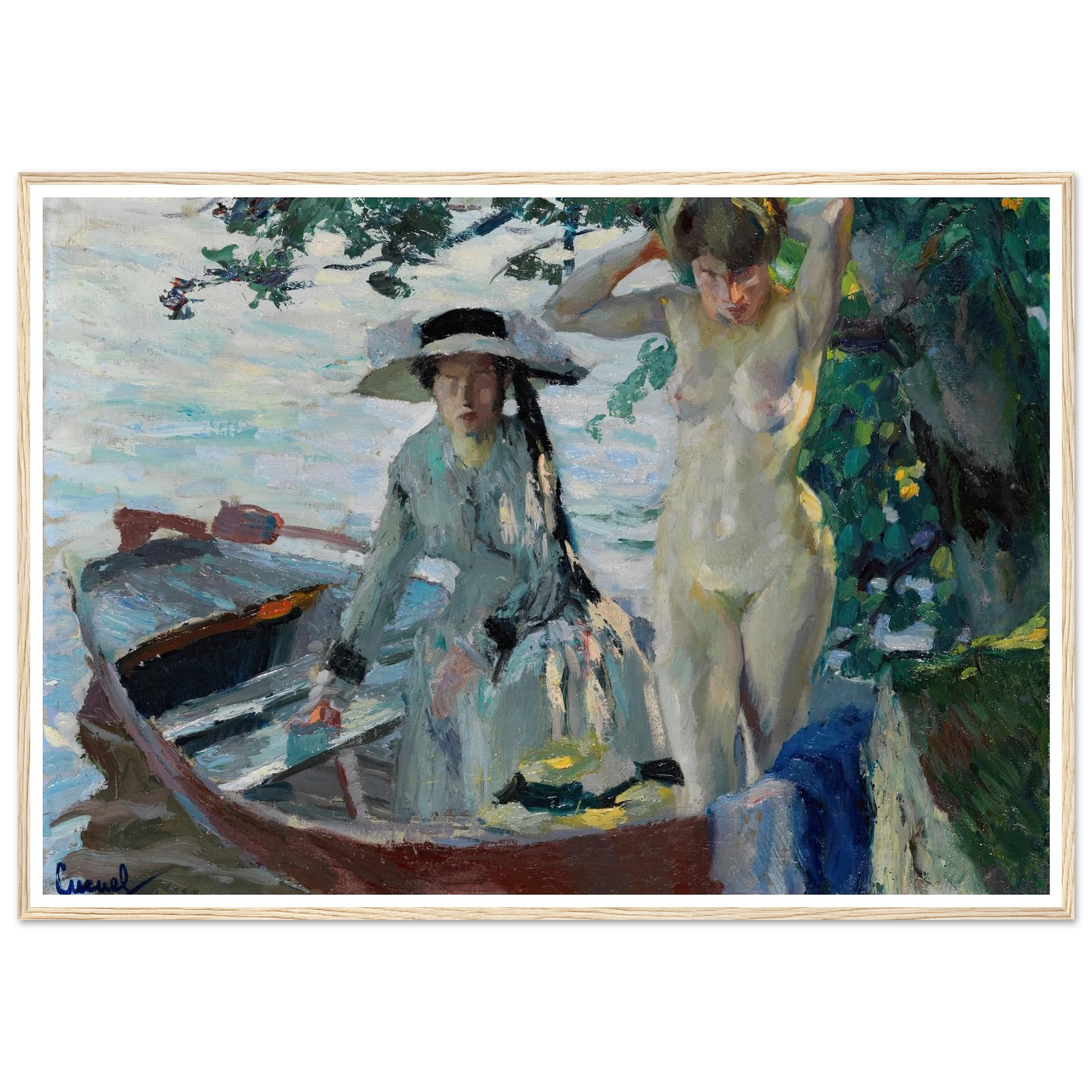 Après le bain (1911-12) Art Print | Edward Cucue-Quipham Collections