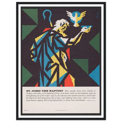 St. John The Baptist (1962) Art Print | Joseph Binder-Quipham Collections