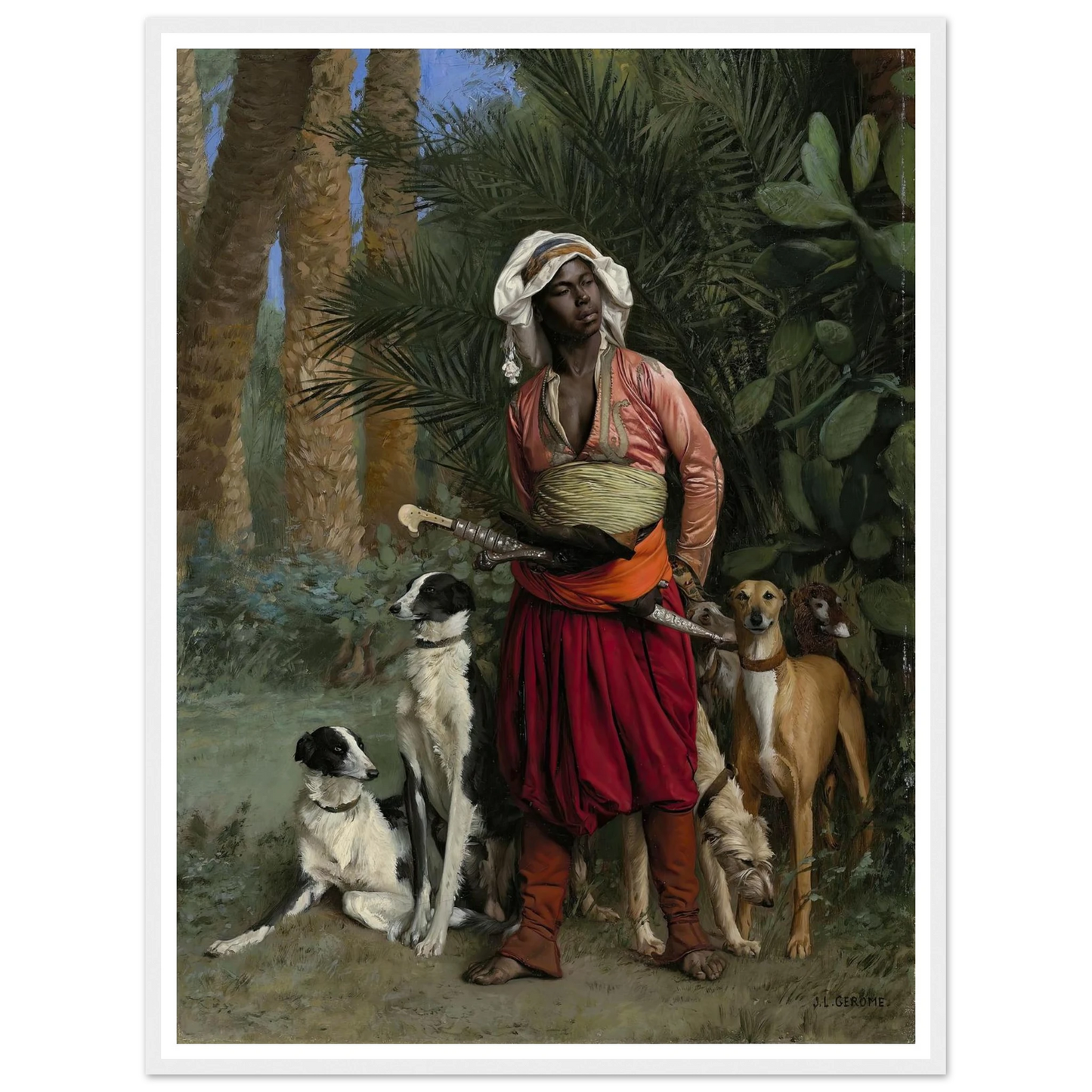 Master of the Hounds (1871) Art Print | Jean Leon Gerome-Quipham Collections