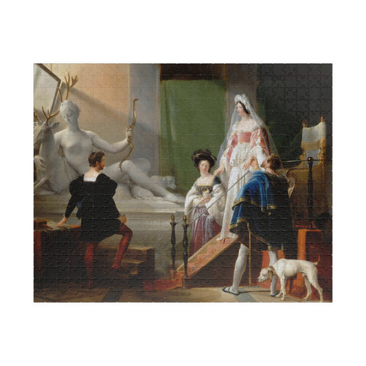 Diane de Poitiers in the Studio of Jean Goujon Puzzle | Alexandre-Evariste Fragonard - - 252 pcs (Horizontal) - 