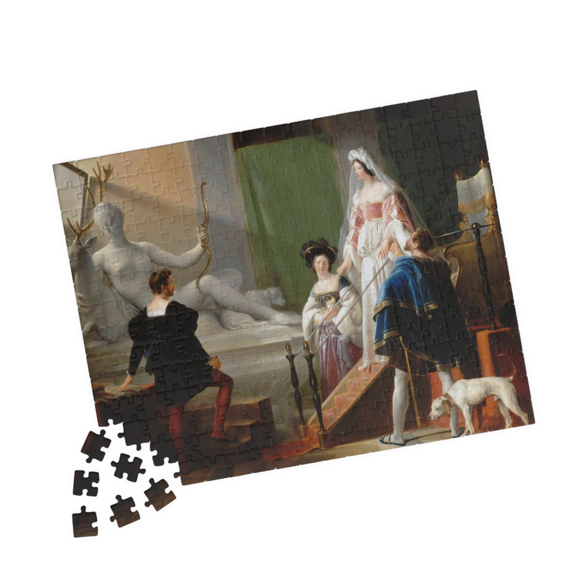 Diane de Poitiers in the Studio of Jean Goujon Puzzle | Alexandre-Evariste Fragonard - - 252 pcs (Horizontal) - 
