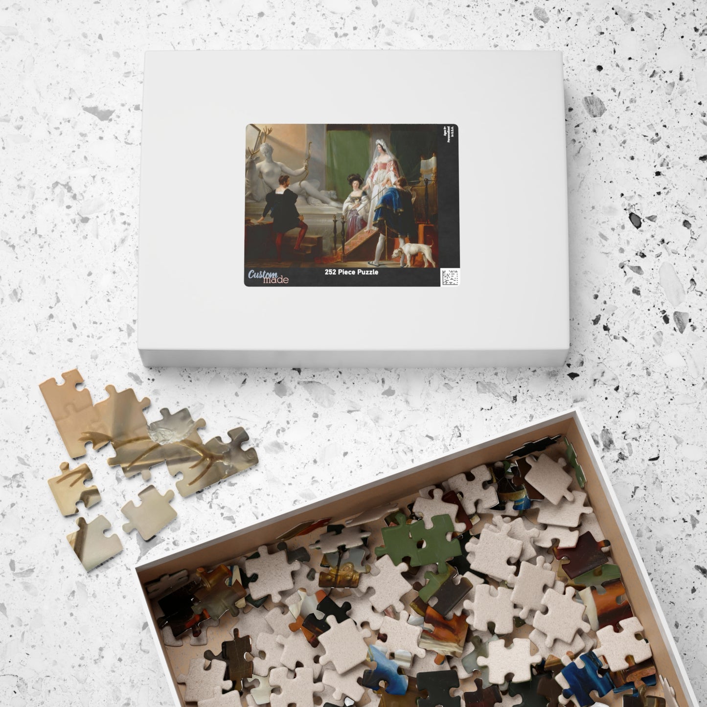 Diane de Poitiers in the Studio of Jean Goujon Puzzle | Alexandre-Evariste Fragonard - - 252 pcs (Horizontal) - 