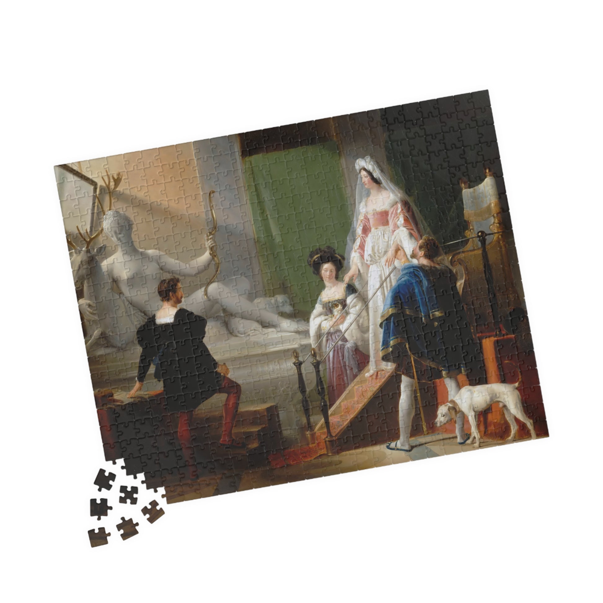 Diane de Poitiers in the Studio of Jean Goujon Puzzle | Alexandre-Evariste Fragonard - - 252 pcs (Horizontal) - 