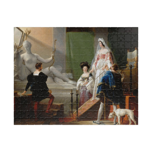 Diane de Poitiers in the Studio of Jean Goujon Puzzle | Alexandre-Evariste Fragonard - - 252 pcs (Horizontal) - 