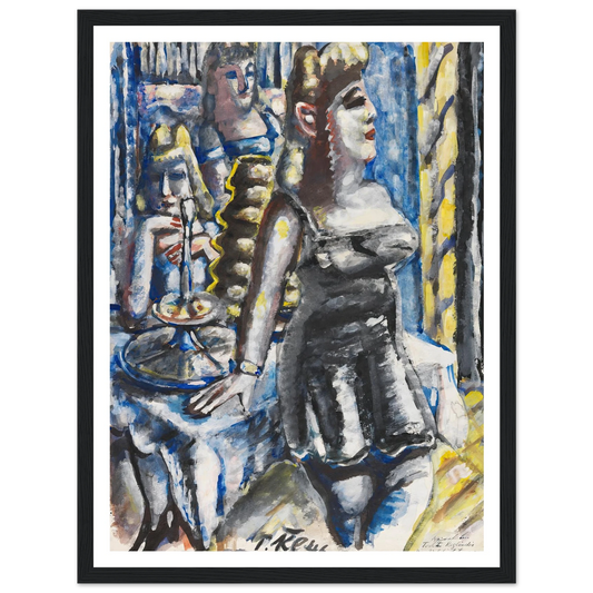 Die Kuchenbar (1946) Art Print | Paul Kleinschmidt - Framed Poster - 30x40 cm / 12x16″ - Black frame