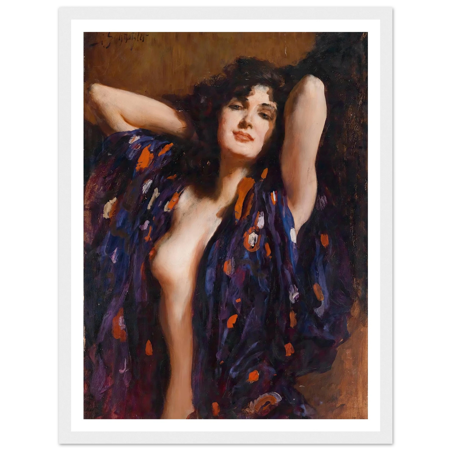 Verführerischer Blick Art Print | Leopold Schmutzler-Quipham Collections
