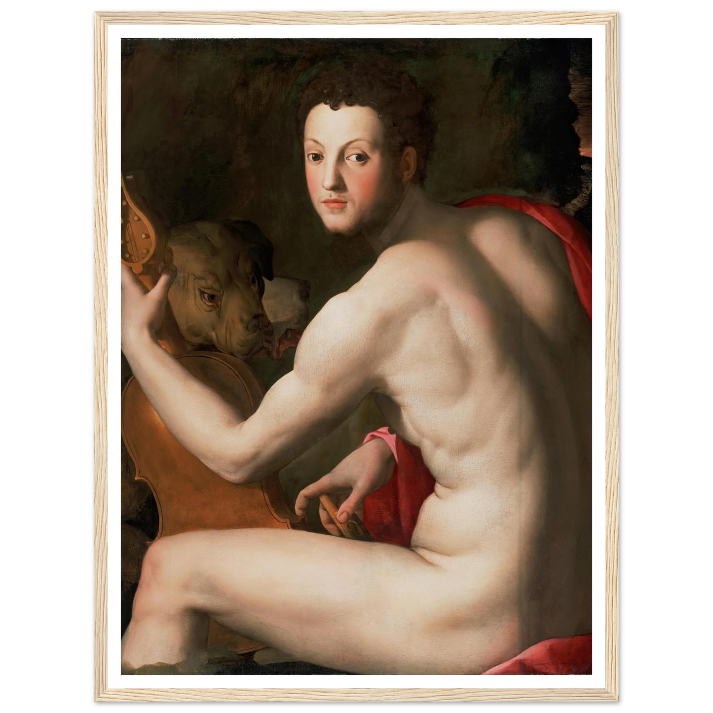 Portrait of Cosimo I de’ Medici as Orpheus Art Print | Agnolo Bronzino-Quipham Collections