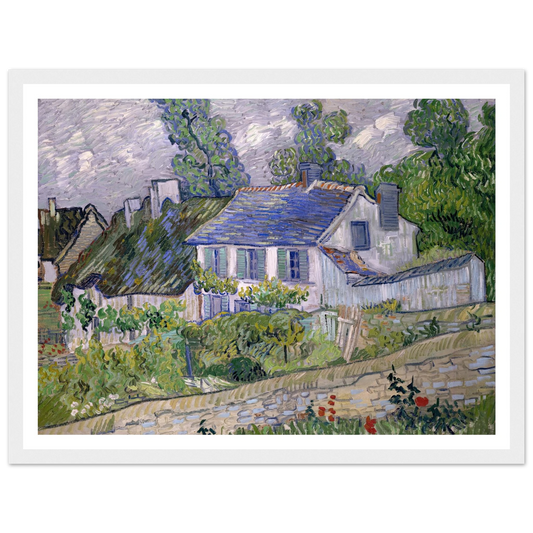 Houses at Auvers Art Print | Vincent van Gogh-Quipham Collections