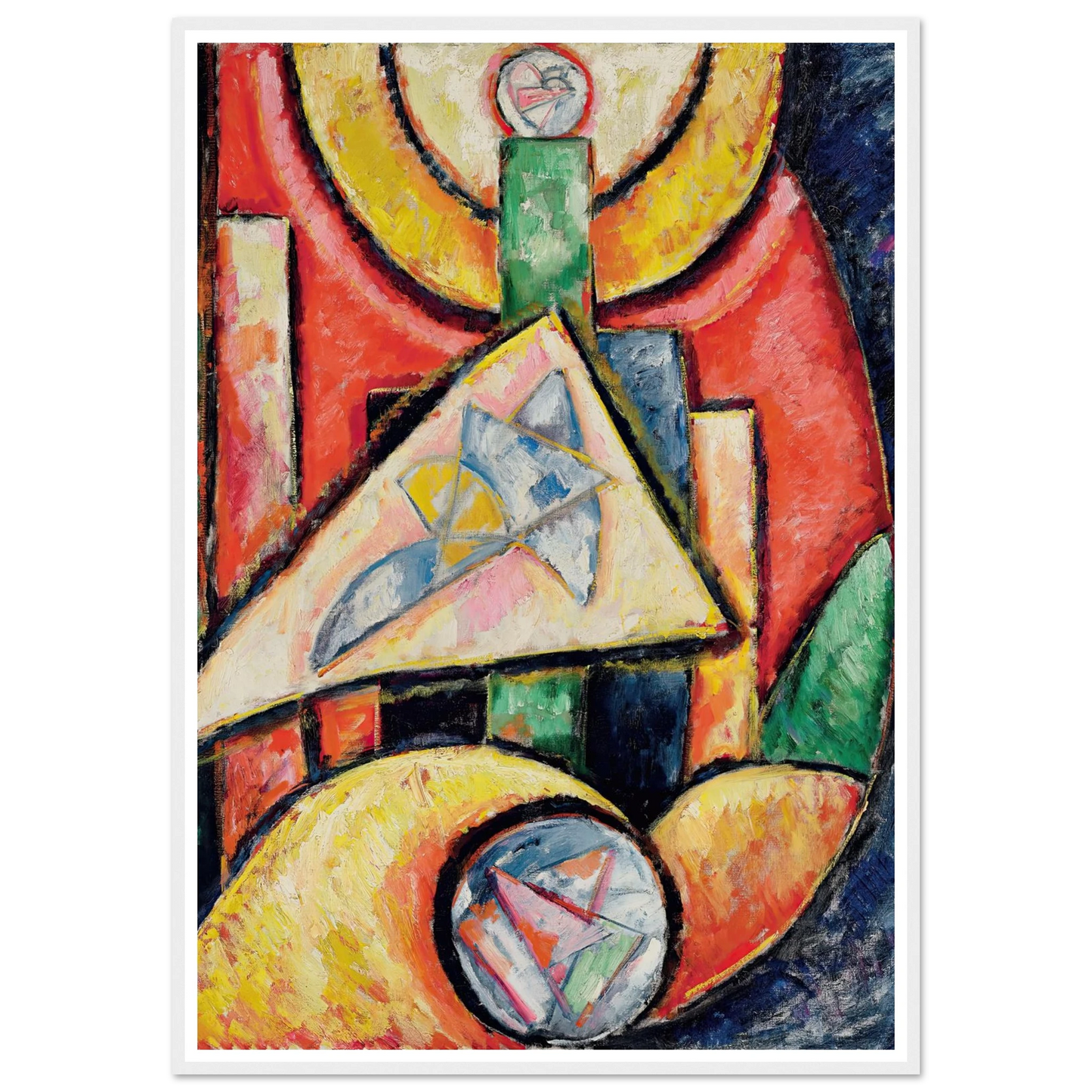 Abstraction (1912-13) Art Print | Marsden Hartley-Quipham Collections