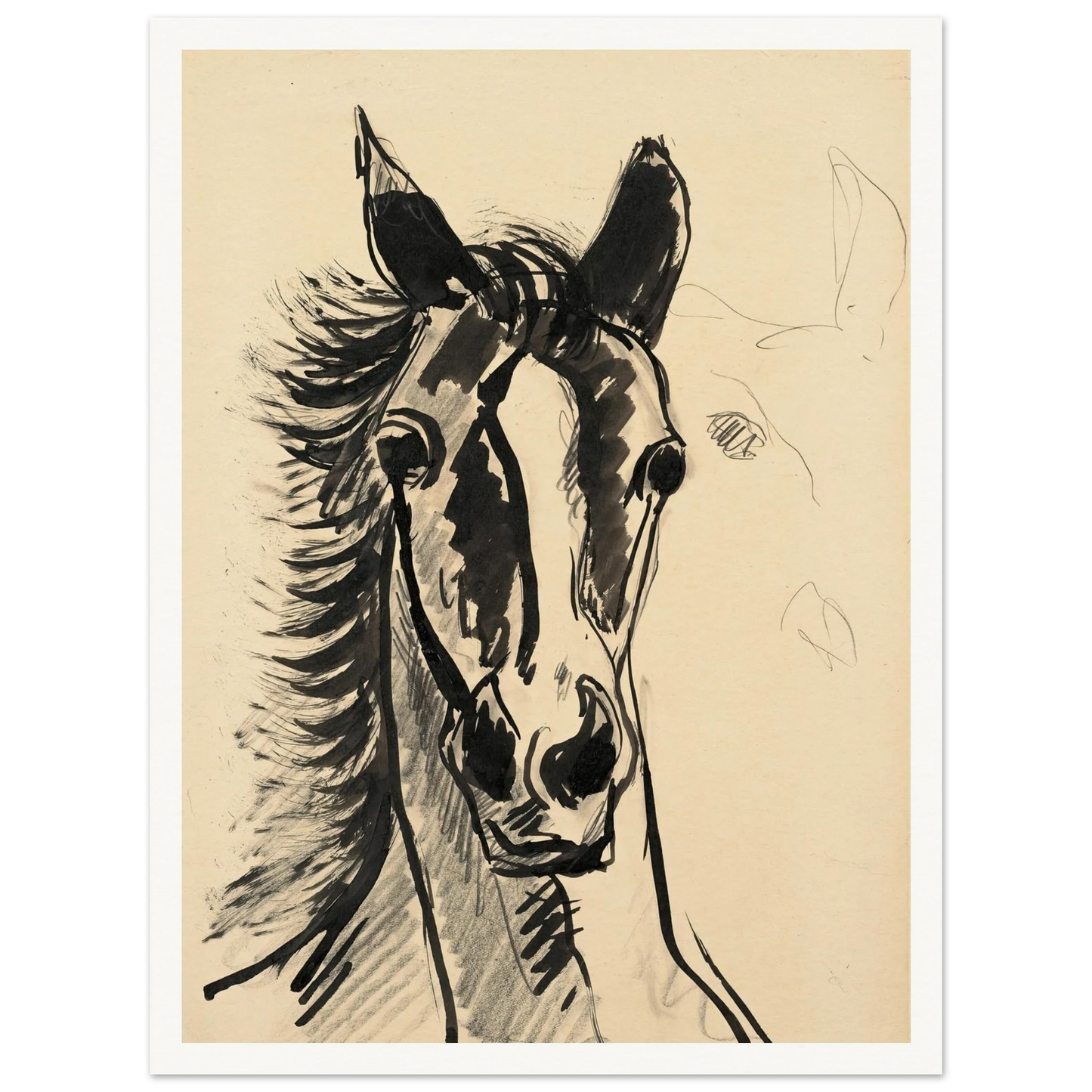 Tête de cheval (1930-35) Art Print | Francis Picabia-Quipham Collections