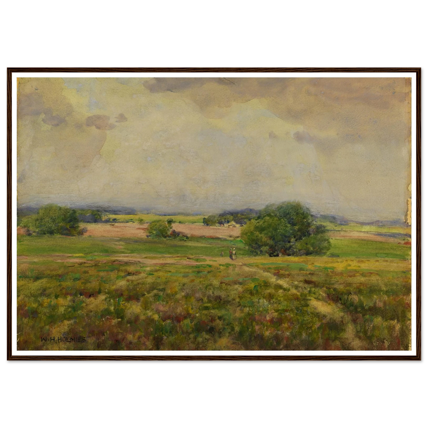 Over The Maryland Fields Art Print | William Henry Holmes-Quipham Collections
