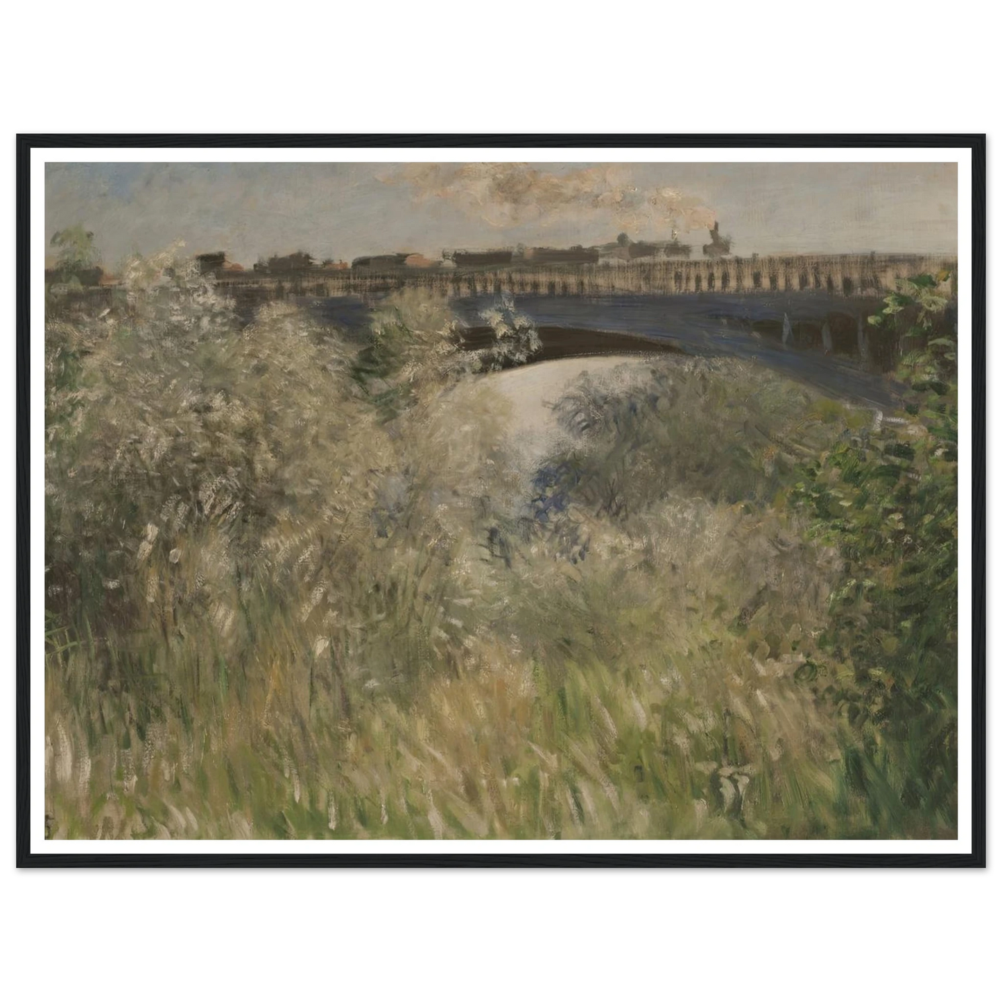 Le Pont d` Argenteuil (1875) Art Print | Claude Monet-Quipham Collections