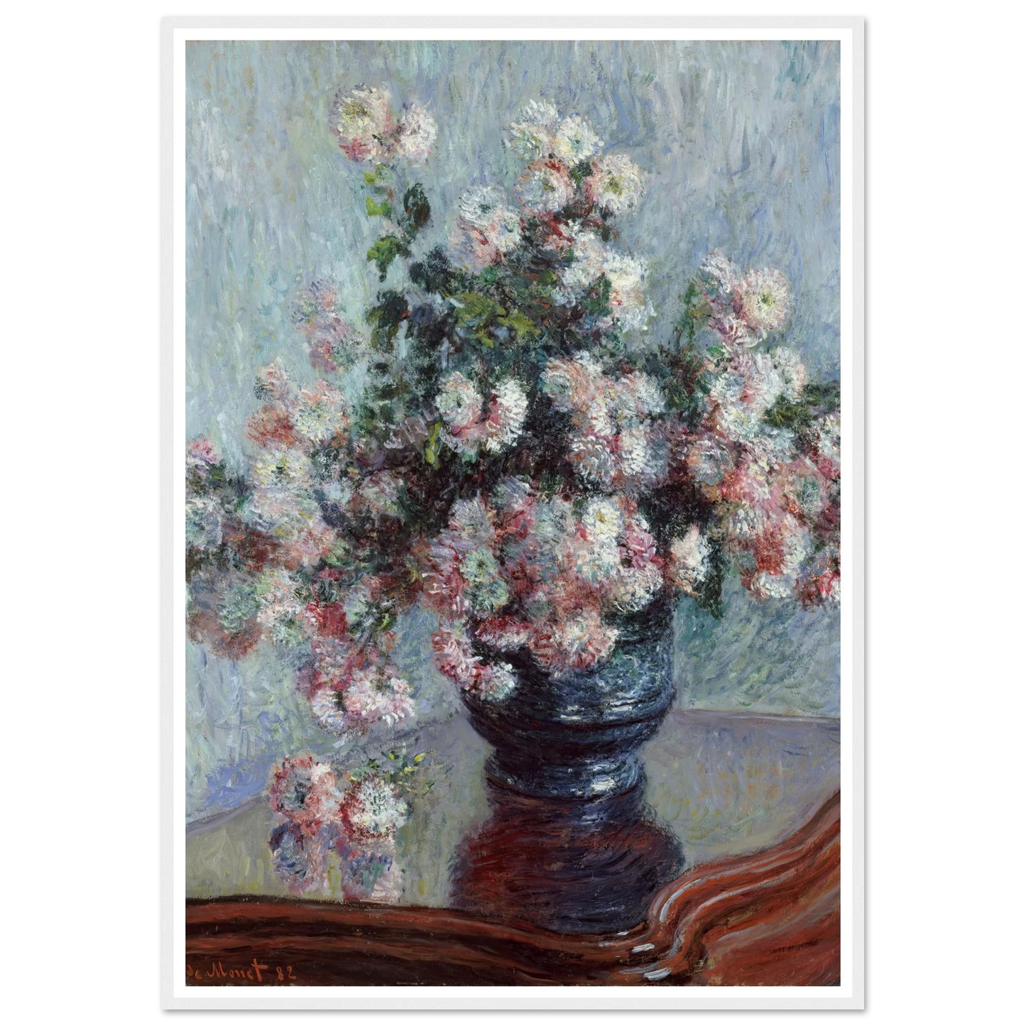 Chrysanthemums (1882) Art Print | Claude Monet-Quipham Collections