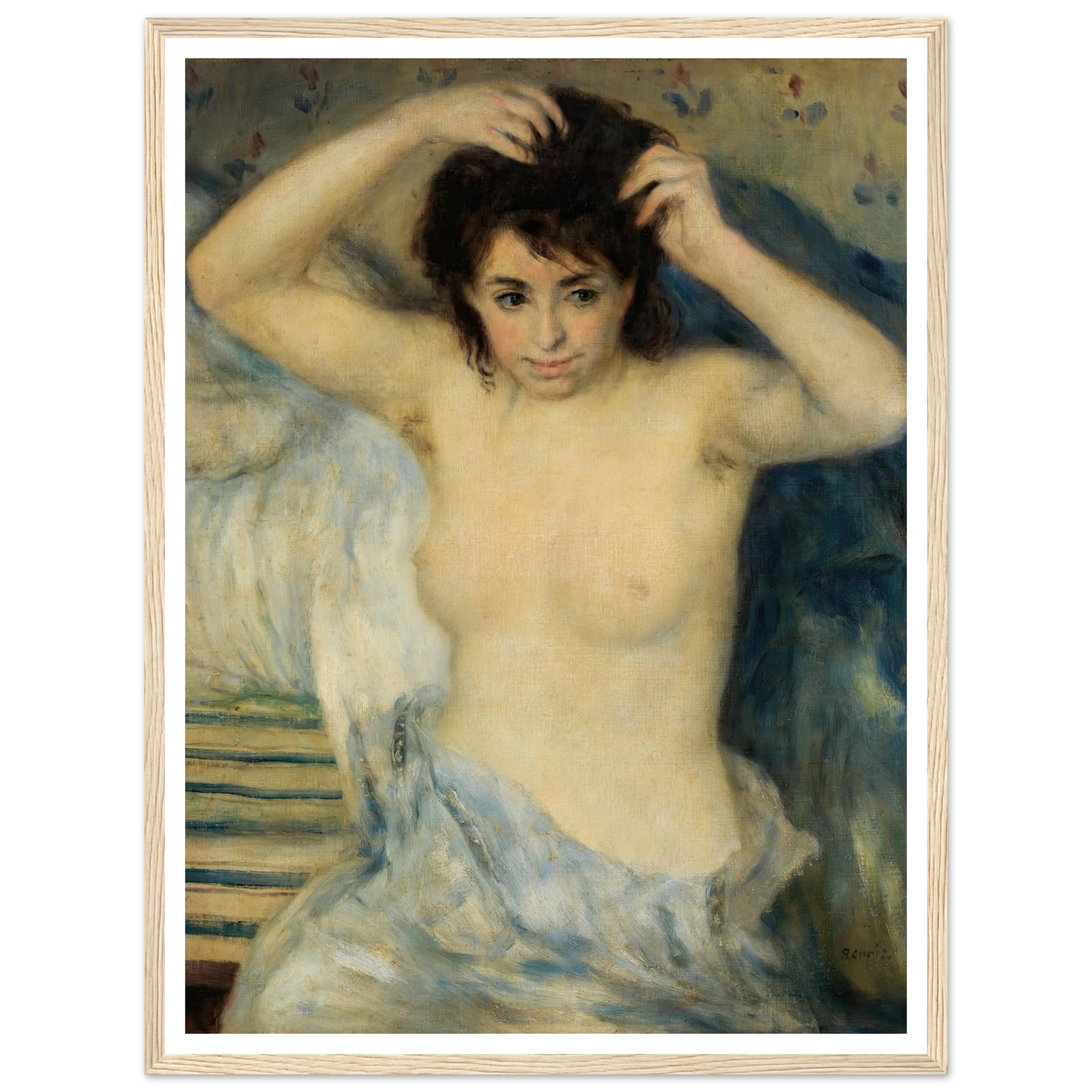 Before the Bath (Avant le bain) (c. 1875) Art Print | Pierre Auguste Renoir-Quipham Collections